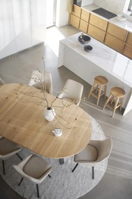 Бежови трапезни столове в комплект от 2 бр. Alison – Rowico