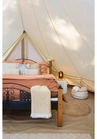 Светлокафяв кръгъл килим, ø 90 cm Bombay - House Nordic