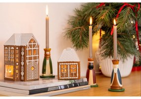 Керамичен свещник за чаена свещ Gingerbread Lighthouse – Kähler Design