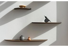 Рафт от кафяв дъб 100 cm Mu - Gazzda