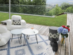 Design OUT™ Hippo бял външен фотьойл Out Hippo - Karup Design