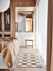 Пътека за открито и закрито в цвят жълта охра и бежова 70x160 cm Pix Vanilla Ochre – Pappelina