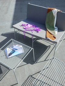 Бяло метално градинско кресло String – Hübsch