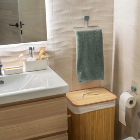 Бамбуков кош за пране в естествен цвят 78 л Bamboo – Compactor