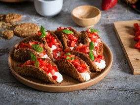 Керамичен тухленооранжев комплект от 12 части Malia - Bonami Selection