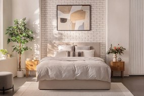 Кремава глинена ваза (височина 26,5 cm) – House Nordic