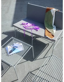 Бяло метално градинско кресло String – Hübsch