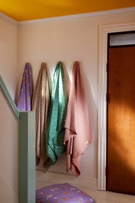 Зелено памучно спално бельо от сатен за единично легло 140x200 cm Pleasantly - JUNA