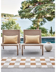 Пътека за открито и закрито в цвят жълта охра и бежова 70x300 cm Pix Vanilla Ochre – Pappelina