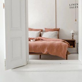 Бяла ленена калъфка за възглавница , 45 x 45 cm - Linen Tales