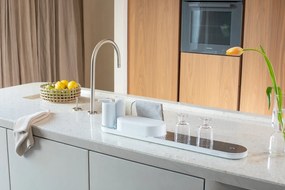 Бяла пластмасова стойка за препарати SinkStyle – Brabantia