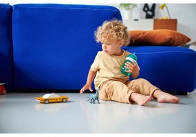 Бяла/светлозелена тританова детска чаша 300 ml Little farm – Mepal