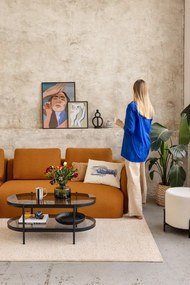 Светлокафява памучна възглавница , 50 x 30 cm Purity - PT LIVING