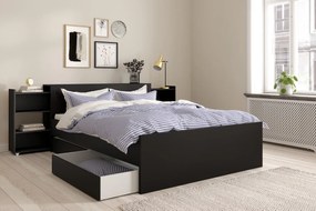 Черни чекмеджета за под леглото в комплект от 2 бр. 90x190/140x190 cm Naia – Tvilum