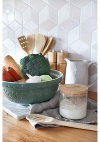 Бамбуков комплект кухненски прибори 8 бр. с поставка - Bonami Essentials