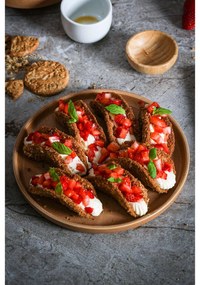 Керамичен тухленооранжев комплект от 12 части Malia - Bonami Selection