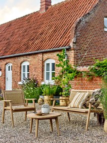 Кръгла масичка за кафе от масивна акация в естествен цвят ø 64 cm Sorrento – Bloomingville