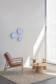 Стенно огледало с рамка от масивен дъб , ⌀ 32 cm Look - Gazzda