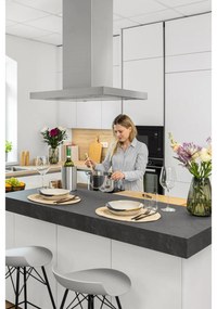 Бяла постелка от ратан , ⌀ 36 cm - Tiseco Home Studio