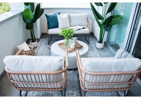 Градинска седалка от изкуствен ратан Vistdal - Bonami Essentials