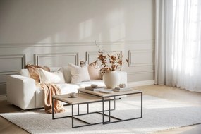 Светлосив вълнен килим 340x240 cm Auckland - Rowico