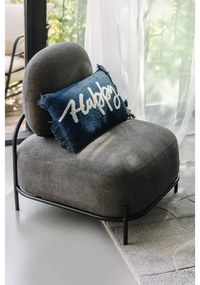 Декоративна възглавница 50x30 cm Cotton Slub Happy - Tiseco Home Studio