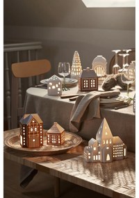 Керамичен свещник за чаена свещ Gingerbread Lighthouse – Kähler Design