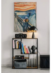 Черна настолна лампа Sublime, височина 35 cm - Leitmotiv