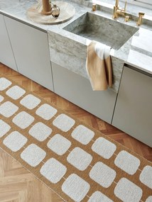 Кърпа за съдове със смес от лен 46x66 cm Vera Ochre – Pappelina