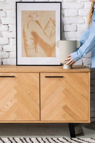 Сива метална ваза, височина 29 cm Irie - Bloomingville