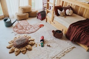 Бежово памучно детско килимче за игра 120x170 cm Farm Fields – Lorena Canals