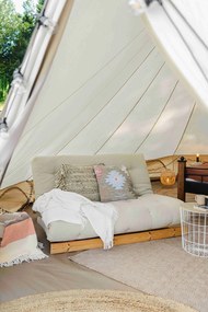 Вафлено одеяло в кремав цвят, 140 x 180 cm Waffel - Euromant