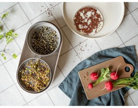 Керамичен кремав комплект от 12 части Malia - Bonami Selection