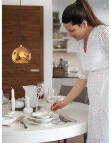 Бял порцеланов свещник Hammershoi за чаена свещ, ⌀ 10 cm Hammershøi - Kähler Design