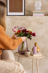 Бяла стъклена ваза Halim - Bloomingville