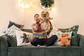 Тъмнозелен диван 208 cm Vanda - Mazzini Sofas