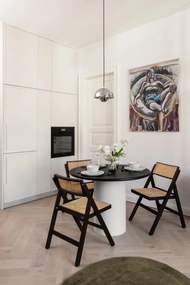 Стъклена ръчна изработка ваза (височина 19 cm) Aino – Hübsch