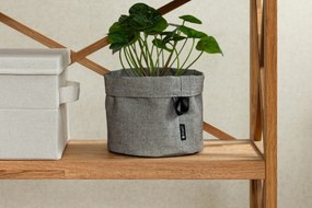 Бежова текстилна кутия за съхранение с капак 27x36x19 cm Soft Storage Small – Bigso
