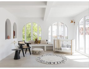 Кремав детски пуф ABC – Lorena Canals