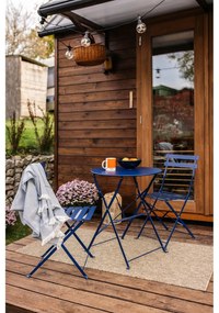 Синьо одеяло със съдържание на памук Лято , 140 x 180 cm Linen - Euromant