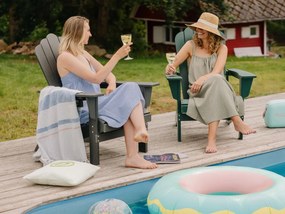 Зелено пластмасово градинско кресло Adirondack – Bonami Selection