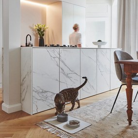 Подложка за купа за хранене 47x68 cm Tova Greige M – MiaCara