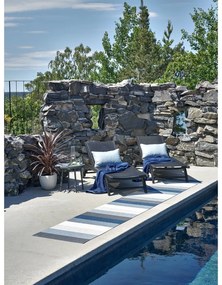 Възглавница за открито 38x58 cm Sunny Pale Turquoise – Pappelina