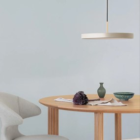 Кремаво LED затъмняващо се висящо осветително тяло с метален абажур ø 43 cm Asteria Plus Medium – UMAGE