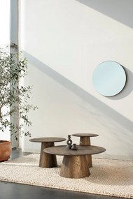 Кръгла странична масичка от масивен дъб ø 55 cm Mushroom – Gazzda