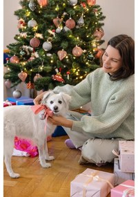 Стъклени ръчно издухани коледни топки в комплект 3 бр. ø 8 cm – Ego Dekor