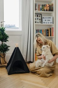 Бял шкаф за книги 79x203 cm Basic - Tvilum