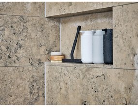 Черен стенен диспенсър за сапун от фаянс 450 ml Ume - Zone