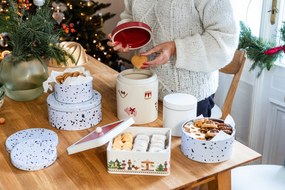 Метални кутии в комплект 3 бр. за торти Speckled – Premier Housewares