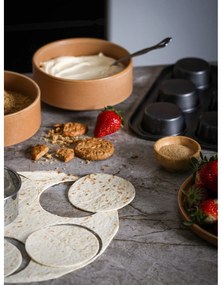 Керамичен тухленооранжев комплект от 12 части Malia - Bonami Selection